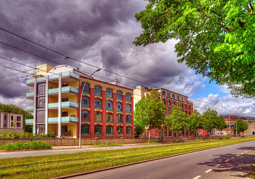 Ehemalige M�belstoffweberei Michael Max und Moritz Goeritz - Image By Rei R. Hanauska